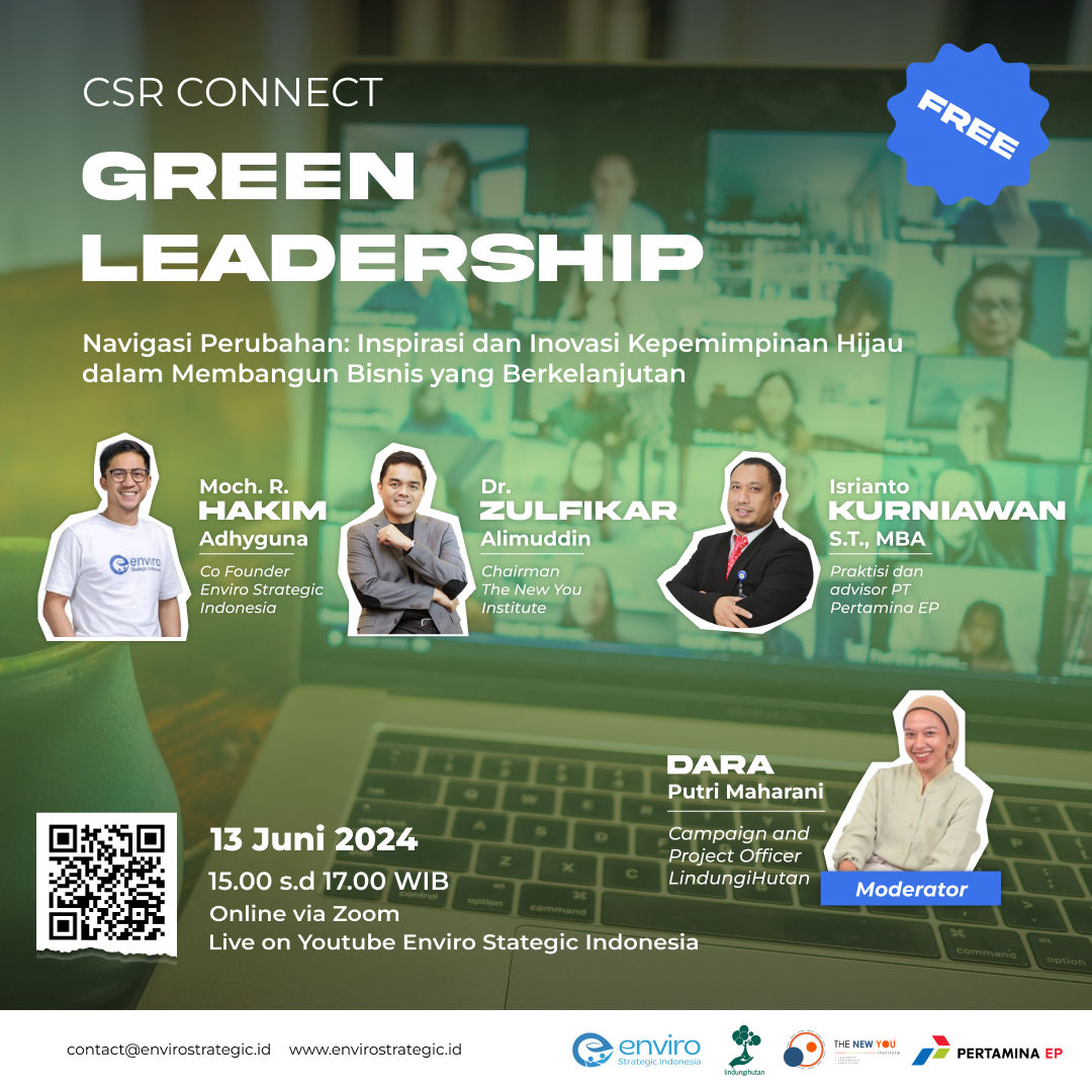 Enviro Strategic Indonesia Gelar Webinar Green Leadership untuk Membangun Bisnis Keberlanjutan di Indonesia